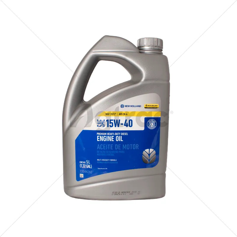 ACEITE DE MOTOR SAE 15W-40 CK-4 DE 5 LITROS PARA TRACTOR (73344240)