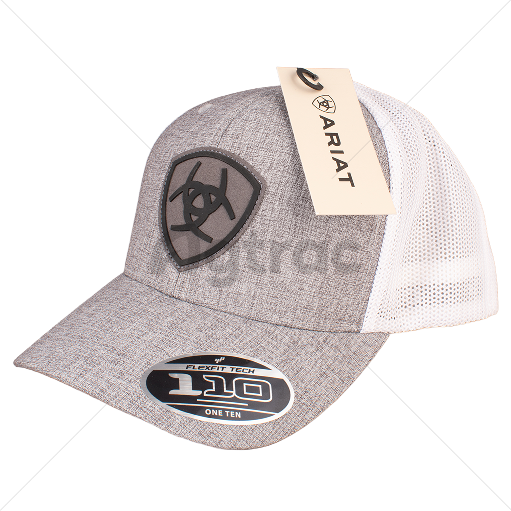 Gorra Ariat Work Color Gris con Blanco (A300008406)