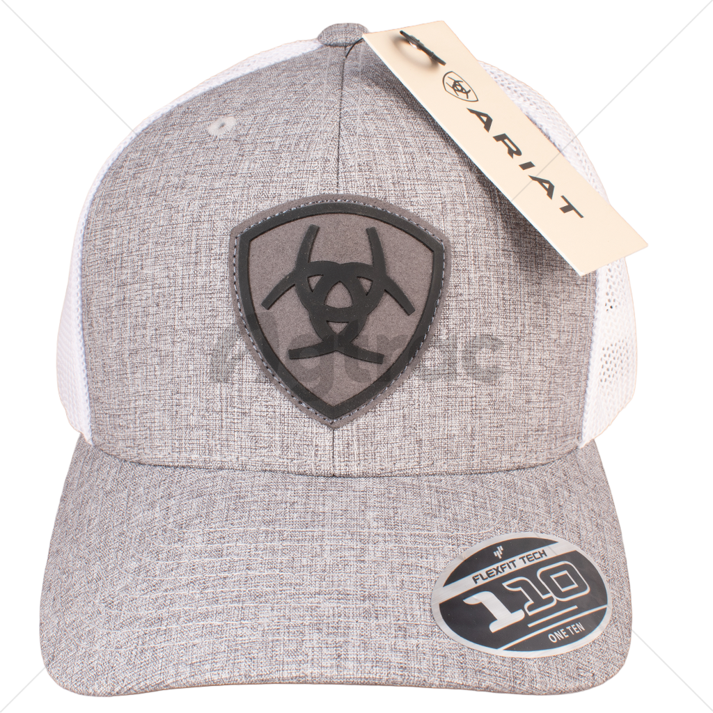 Gorra Ariat Work Color Gris con Blanco (A300008406)