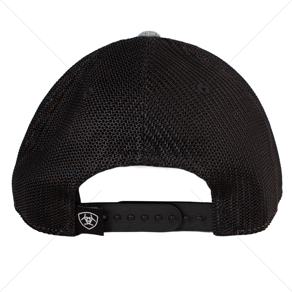 Gorra Ariat Work Flexfit 110 Color Gris con Negro (A300054007)