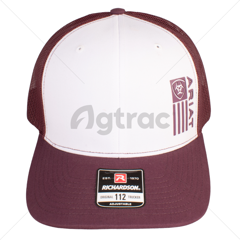 Gorra Ariat Work Blanco con Tinto (A300082372)