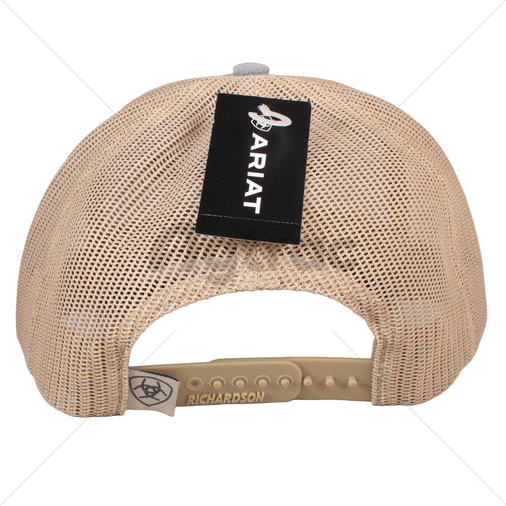 Gorra Ariat Work Gris con Beige con Parche de Águila (A3000825145)