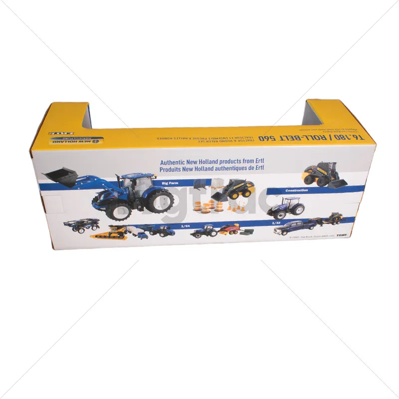 TRACTOR A ESCALA NEW HOLLAND T6.180 CON ROLL-BELT 1:32 (ERT13966)