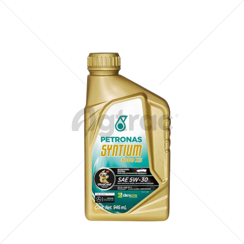 ACEITE PETRONAS SYNTIUM 3000 5W-40 PARA MOTOR A GASOLINA DE 1 LITRO (70131D13MX)