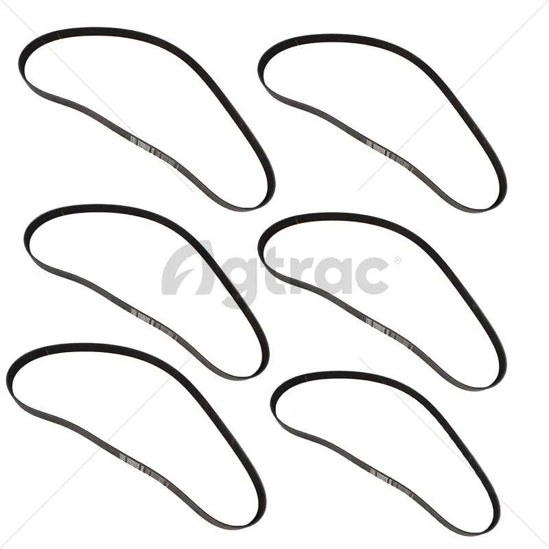 CORREA CON 8 RANURAS PARA ALTERNADOR Y BOMBA DE AGUA PARA TRACTOR CASE (82989326)