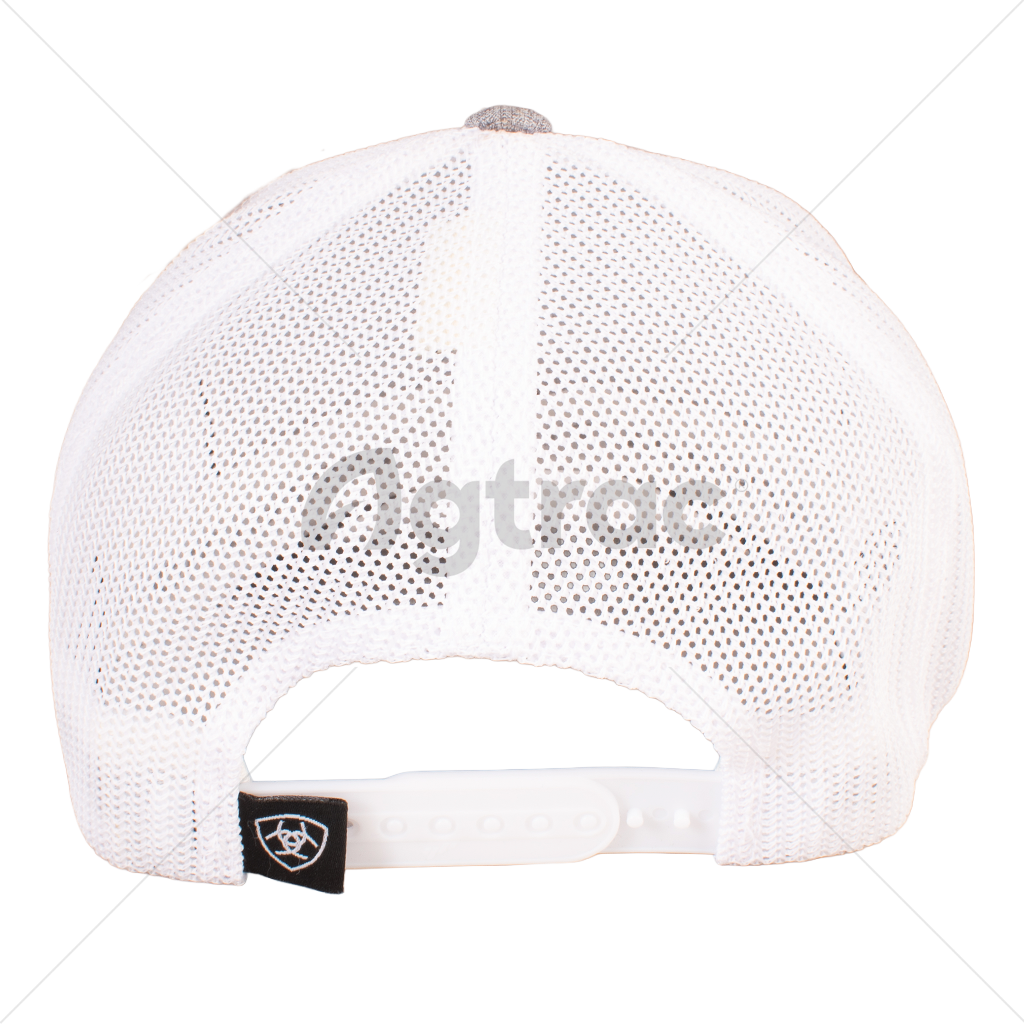 Gorra Ariat Work Color Gris con Blanco (A300008406)