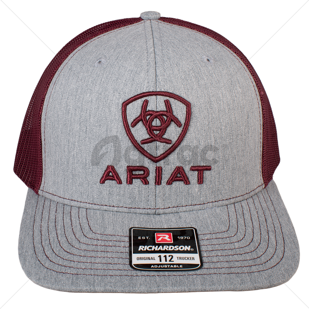Gorra Ariat Work Color Gris con Tinto (A300012009)