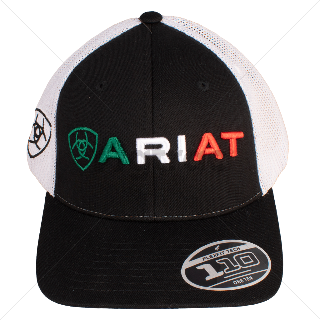 Gorra Ariat Work Color negro con blanco (A300013901)