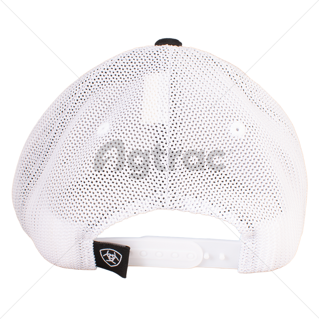 Gorra Ariat Work Color negro con blanco (A300013901)