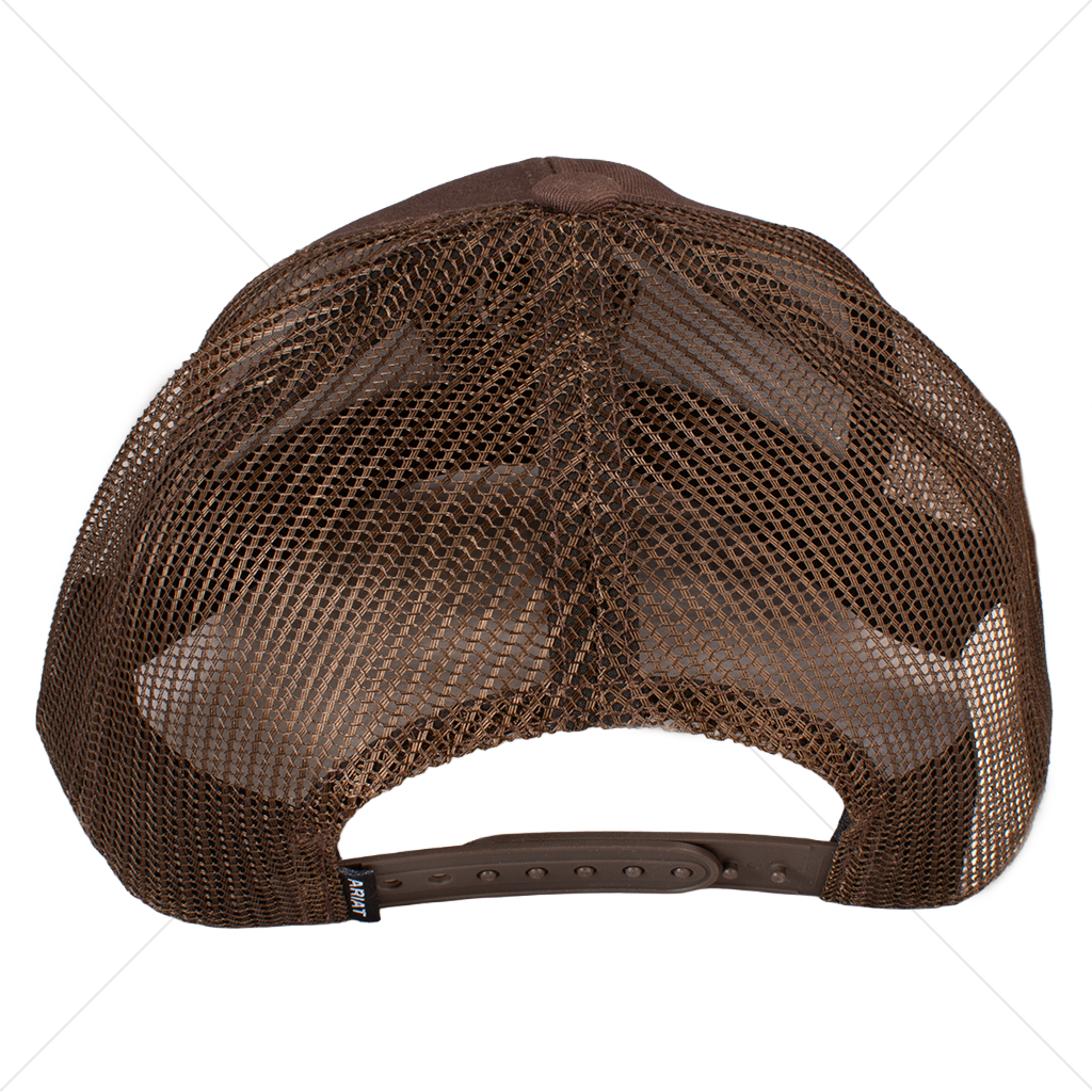 Gorra Ariat Marrón con Logo Shield Bordado (A300053002)