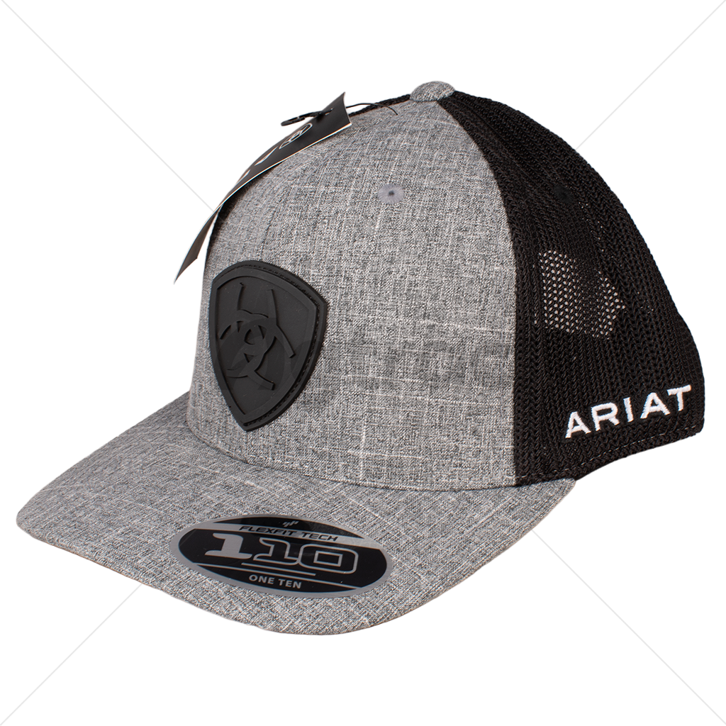 Gorra Ariat Work Flexfit 110 Color Gris con Negro (A300054007)