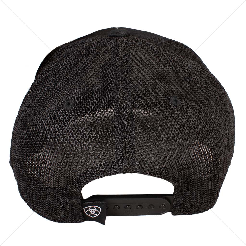 Gorra Ariat Work Negra Flexfit 110 Parche Bordado (A300064301)
