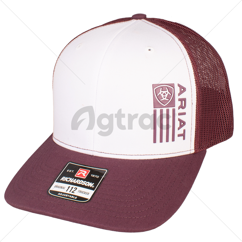 Gorra Ariat Work Blanco con Tinto (A300082372)